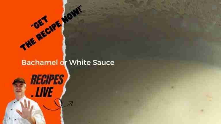 How to make bechamel or white sauce