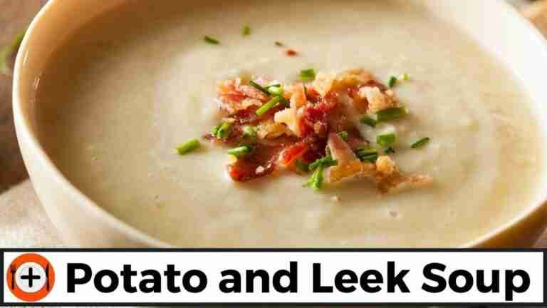 How to make healthy potato and leek soup.